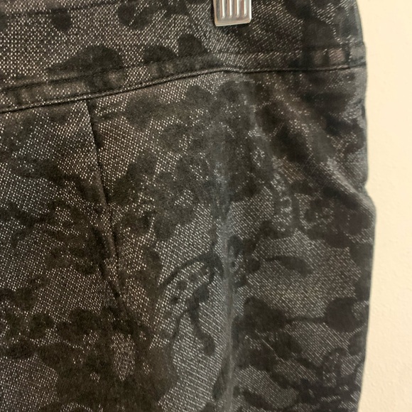 Vintage 90s-Y2K- Black Lace Wide Leg Jeans.Grunge - Picture 12 of 15